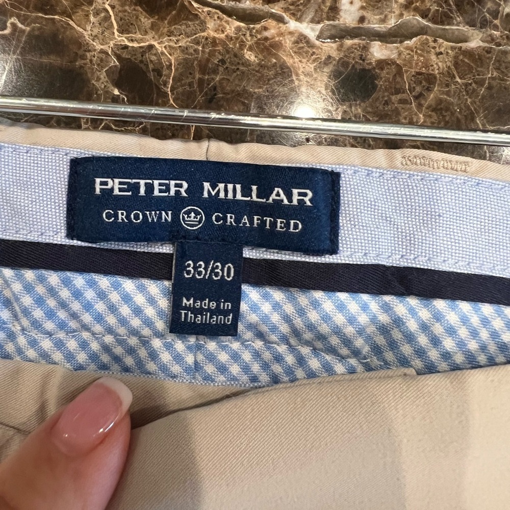 Men’s Peter Millar Surge Performance Trouser- Tan- 33X28 - Picture 7 of 10